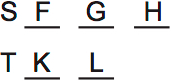 LSAT PrepTest 74, Game 4, Question 19, Diagram 1