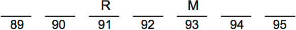 LSAT Preptest 35, Game 4 Setup, Diagram 1