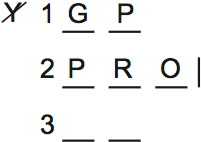 LSAT PrepTest 62, Game 2, Question 10, Diagram 1