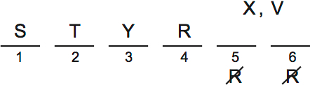 LSAT Preptest 64, Game 1, Question 2, Diagram 2