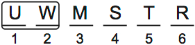 LSAT PrepTest 62, Game 4, Question 23, Diagram 5