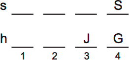 LSAT PrepTest 74, Game 2, Question 10, Diagram 2