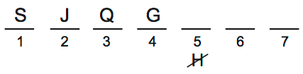LSAT 68 Game 4 Question 19 Diagram 2