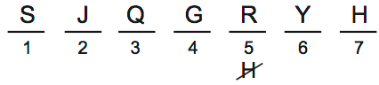 LSAT 68 Game 4 Question 19 Diagram 3