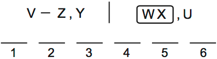 LSAT PrepTest 70, Game 1, Question 6, Diagram 2