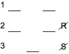 LSAT PrepTest 70, Game 3 Setup, Diagram 6