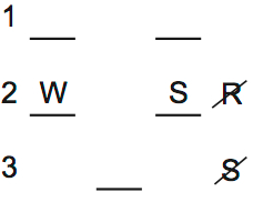 LSAT PrepTest 70, Game 3, Question 15, Diagram 2