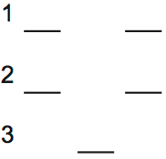 LSAT PrepTest 70, Game 3 Setup, Diagram 2