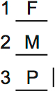 LSAT PrepTest 67, Game 3, Question 14, Diagram 1