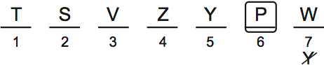 LSAT PrepTest 67, Game 2, Question 9, Diagram 3