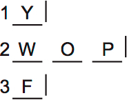 LSAT PrepTest 74, Game 3, Question 16, Diagram 2