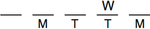 LSAT Preptest 66, Game 4 Setup, Diagram 4