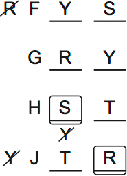 LSAT PrepTest 64, Game 3, Question 15, Diagram 2