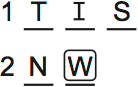 LSAT PrepTest 72, Game 1, Question 6, Diagram 3