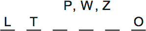 LSAT PrepTest 63, Game 2, Question 10, Diagram 1