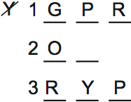 LSAT PrepTest 62, Game 2, Question 13, Diagram 3
