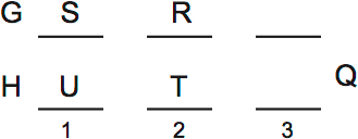 LSAT PrepTest 35, Game 3, Question 17, Diagram 2