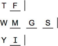 LSAT PrepTest 73, Game 3, Question 18, Diagram 3