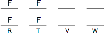 LSAT PrepTest 37, Game 1, Question 2, Diagram 2 LSAT PrepTest 37, Game 1, Question 2, Diagram 2