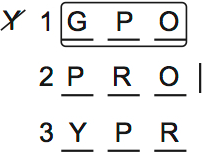 LSAT PrepTest 62, Game 2, Question 10, Diagram 3