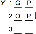 LSAT PrepTest 62, Game 2, Question 9, Diagram 2