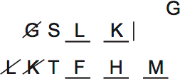LSAT PrepTest 74, Game 4, Question 18, Diagram 1