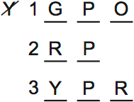 LSAT PrepTest 62, Game 2, Question 13, Diagram 5