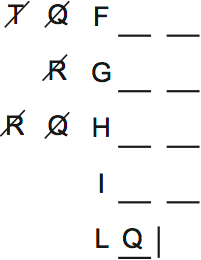 LSAT PrepTest 62, Game 3, Question 17, Diagram 1