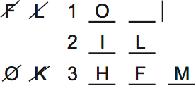 LSAT PrepTest 64, Game 4, Question 23, Diagram 3