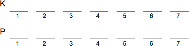 LSAT Preptest 32, Game 4 Setup, Diagram 1