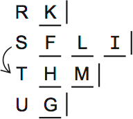 LSAT Preptest 71, Game 2, Question 8, Diagram 4