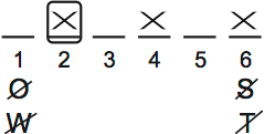 LSAT PrepTest 65, Game 2, Question 11, Diagram 5