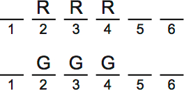 LSAT PrepTest 63, Game 4, Question 23, Diagram 1