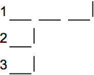 LSAT PrepTest 74, Game 3, Question 14, Diagram 1