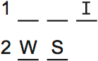 LSAT PrepTest 72, Game 1, Question 5, Diagram 3