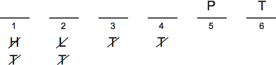 LSAT PrepTest 30, Game 2, Question 10, Diagram 2