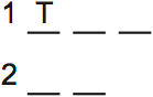 LSAT PrepTest 72, Game 1, Question 6, Diagram 1