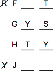 LSAT PrepTest 64, Game 3, Question 16, Diagram 2
