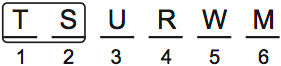 LSAT PrepTest 62, Game 4, Question 23, Diagram 1