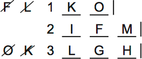 LSAT Preptest 64, Game 4 Setup, Diagram 7