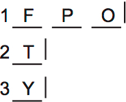 LSAT PrepTest 74, Game 3, Question 15, Diagram 2