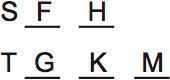 LSAT PrepTest 74, Game 4, Question 22, Diagram 3