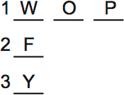 LSAT PrepTest 74, Game 3, Question 12, Diagram 2