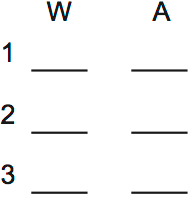 LSAT Preptest 36, Game 3 Setup, Diagram 1 LSAT Preptest 36, Game 3 Setup, Diagram 1