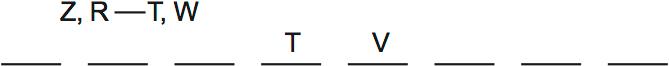 LSAT PrepTest 38, Game 1, Question 4, Diagram 1