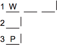 LSAT PrepTest 74, Game 3, Question 13, Diagram 2