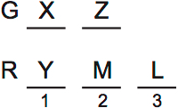 LSAT PrepTest 73, Game 2, Question 13, Diagram 2