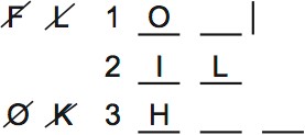 LSAT PrepTest 64, Game 4, Question 23, Diagram 2
