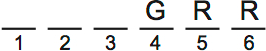 LSAT PrepTest 63, Game 4, Question 21, Diagram 1