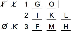 LSAT PrepTest 64, Game 4, Question 22, Diagram 3